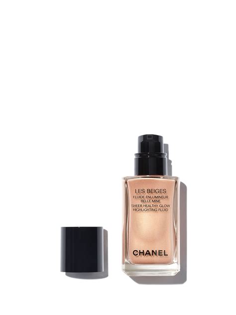 CHANEL Les Beiges Sheer Healthy Glow Highlighting Fluid VIOLET GREY