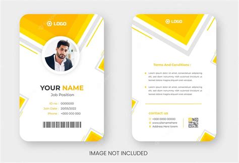 Premium Vector Corporate Modern Professional Business Id Card Design