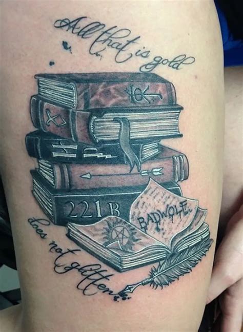 Best 35 Literary Book Tattoos Ideas For Men Name Tattoos On Wrist