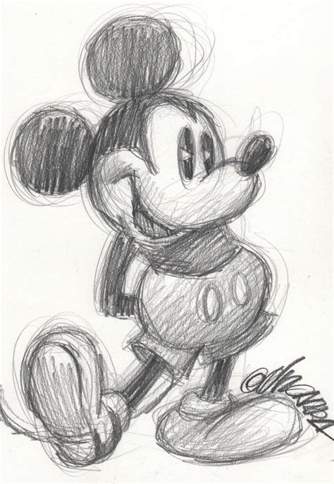 Top 180 Imagen Dibujos De Mickey Mouse A Lapiz