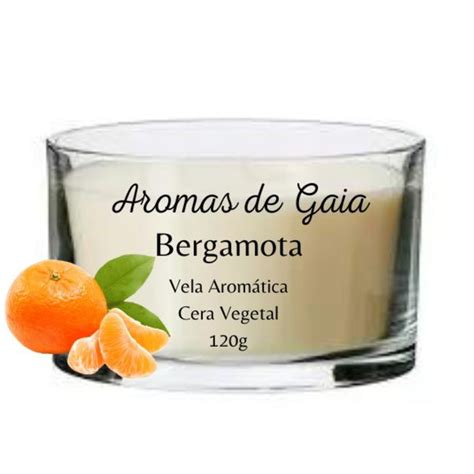 Vela Aromatizada Bergamota 100 Gr Elo7 Produtos Especiais