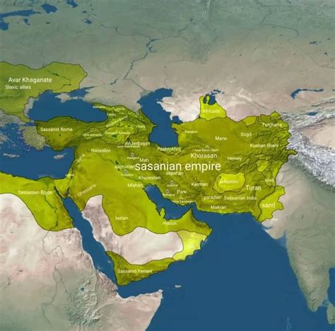 Sassanid empire map in 2024 | History images, Ancient persia, Fantasy ...