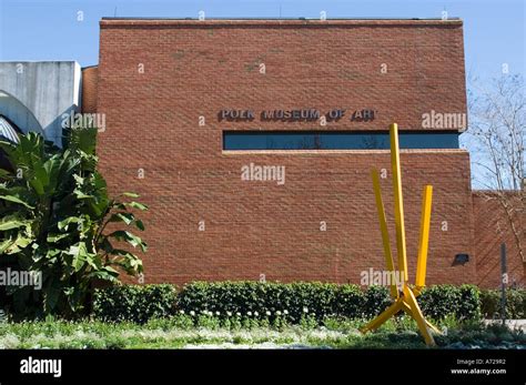 Polk Museum of Art exterior Lakeland Florida Stock Photo - Alamy