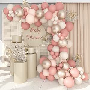 Amazon Soonlyn Boho Balloon Arch Kit 13ft 12In Pink Fall Baby