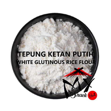 Jual Tepung Ketan Putih Gr Pulut White Glutinous Sticky Rice Flour