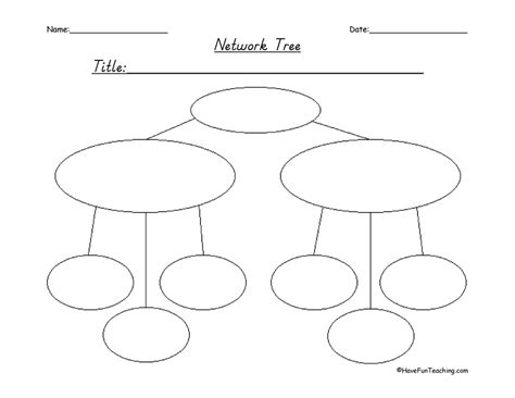 Tree Chart Graphic Organizer