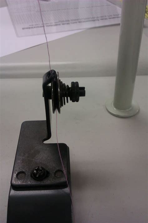 Learning How To Thread An Industrial Sewing Machine Filling Up The