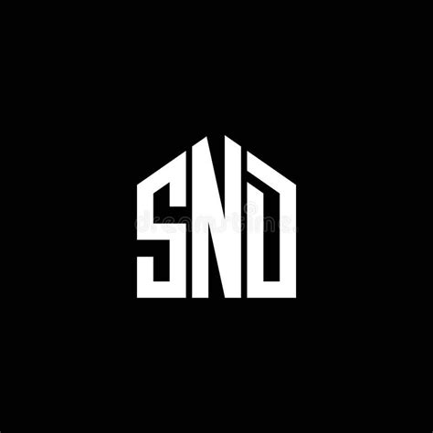 Snd Letter Logo Design On Black Background Snd Creative Initials