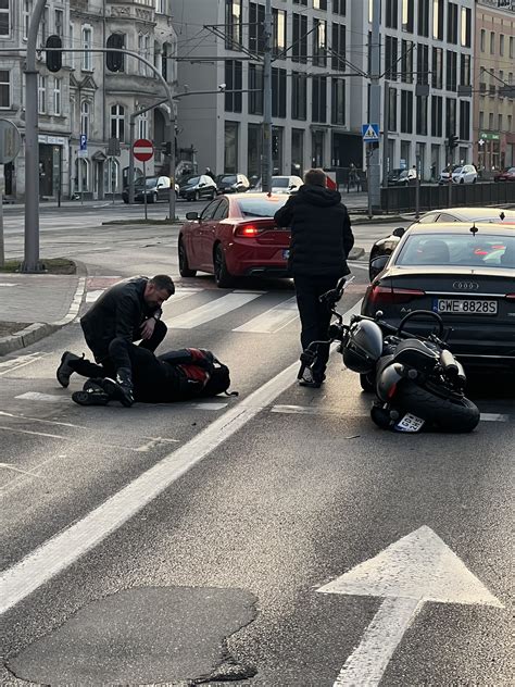 Śmiertelny wypadek motocyklisty w Gdyni