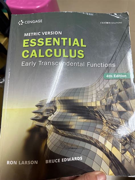 Essential Calculus Early Transcendental Functions 4 E Metric Version