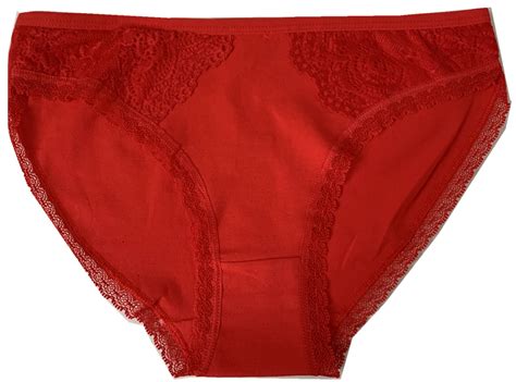 Lot Sexy Women Bikini Panties Brief Floral Lace Cotton Underwear