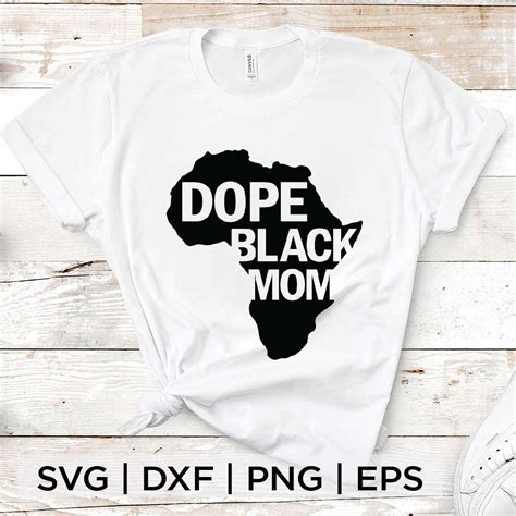 Dope Black Mom Svg By Spoonyprint Thehungryjpeg