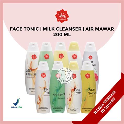 Jual Viva Milk Cleanser Susu Pembersih Viva Face Tonic Penyegar Toner