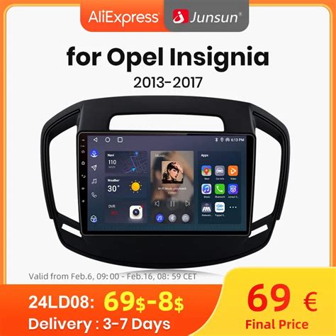 Junsun V Plus Gb Android Car Radio Multimedia For Opel Insignia