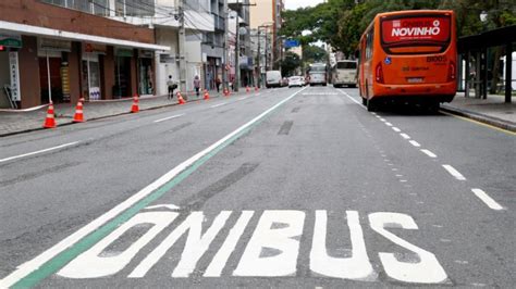 Novas Faixas Exclusivas De ônibus Que Podem Ser Implantadas Em Curitiba