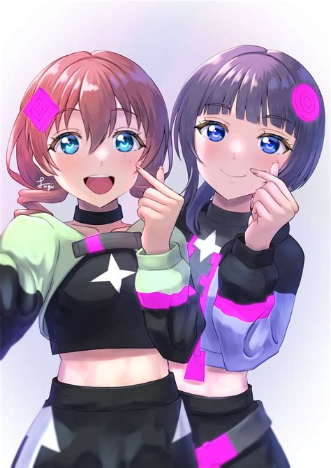 Asaka Karin And Emma Verde Love Live And 1 More Drawn By Sugi