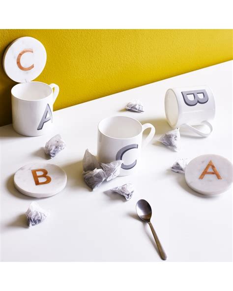 Oliver Bonas Alphabet Mug | Oliver Bonas