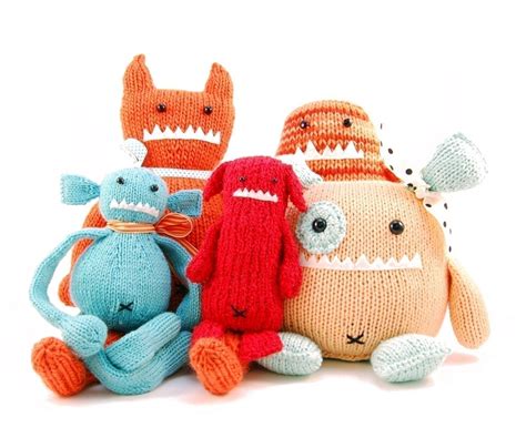 All 12 Monsters Knitting Patterns Pdf Instant By Dangercrafts