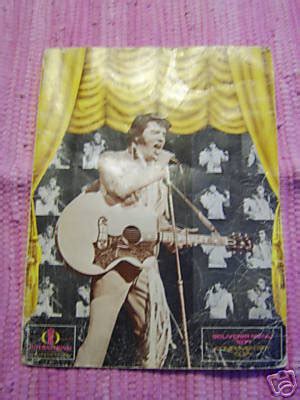 Elvis Presley Las Vegas Hilton Souvenir Menu