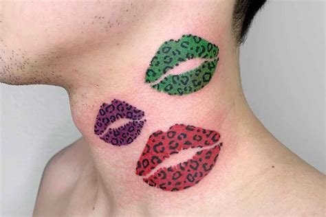 14 Bold Lips Tattoo On Neck Ideas Stoners Rotation