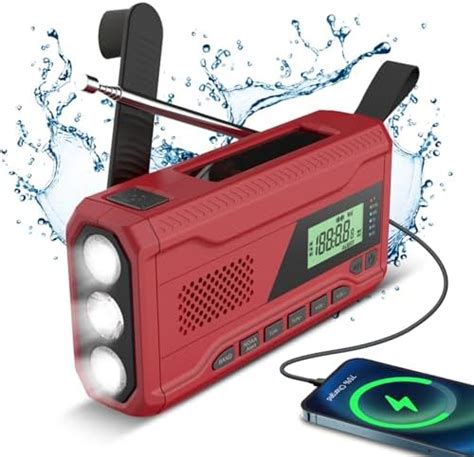 Wind Up Solar Radio Survival Hand Crank Dynamo Am Fm Emergency Weather