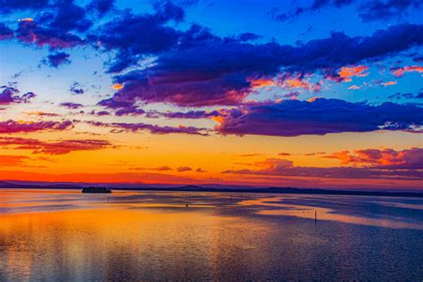 Colorful Clouds During Sunset Free Stock Photo - Public Domain Pictures