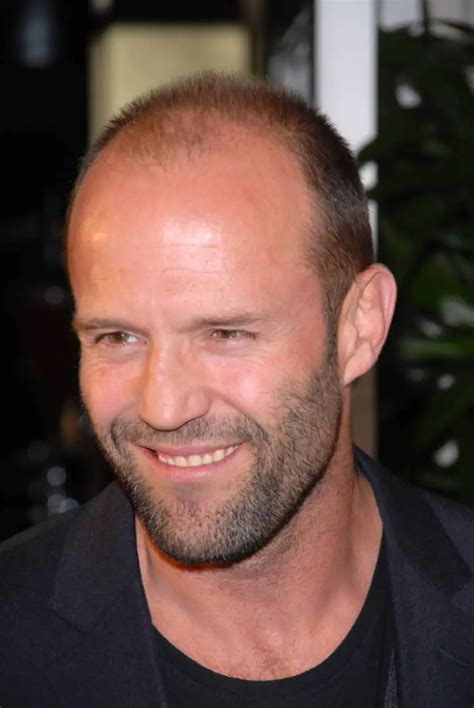 Jason Statham Iconic Balding Buzz Cut & Beard Style - Bald & Beards