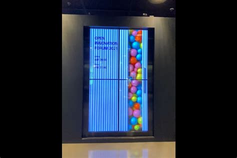 Transparent Oled Automatic Door Oled Signage Commercial Display