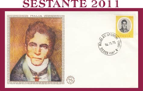 Italia Fdc Filagrano Spontini Annullo Maiolati Spontini G Ebay