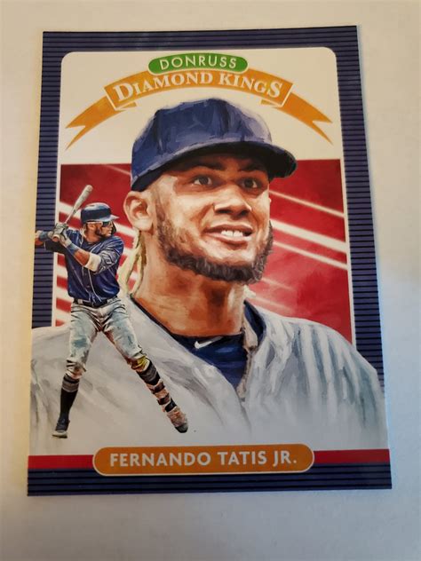 Fernando Tatis Jr 2020 Donruss Dk Base Card