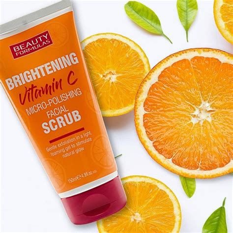 Beauty Formulas Brightening Vitamin C Micro Polishing Facial Scrub