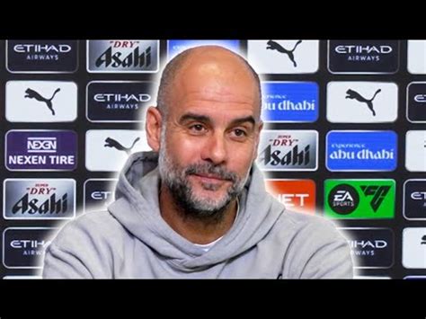 Pep Guardiola Embargoed Pre Match Press Conference Manchester City V