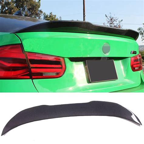 Fiebr Aler N De Carbono Estilo P M Para Bmw F M Trunk Spoiler