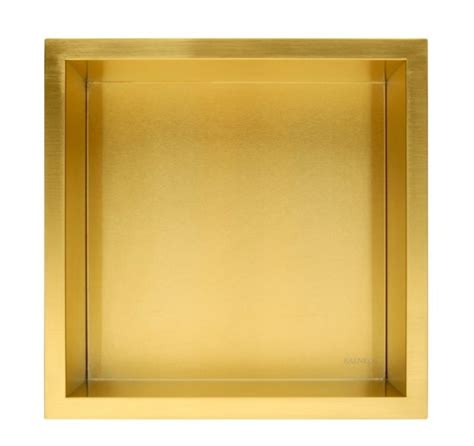 BALNEO WALL BOX ONE GOLD 30X30X10 PÓŁKA WNĘKOWA WBUDOWYWANA W ŚCIANĘ