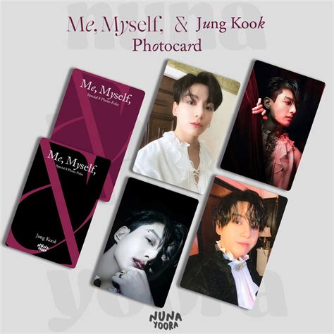 โฟโตการด ลาย BTS KPOP Myself Jung Kook Bangtan jungkook 2022