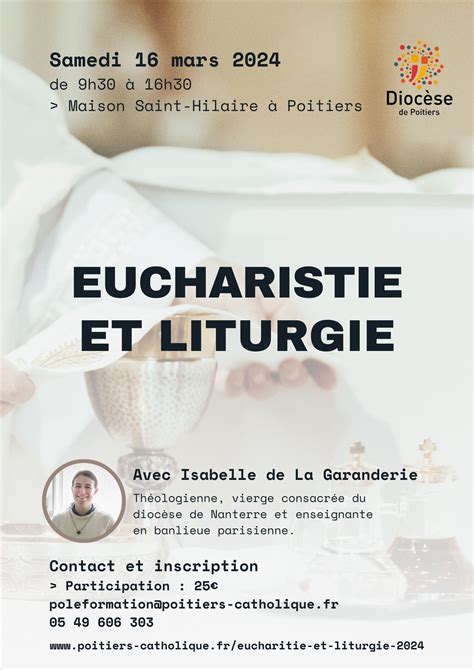 Eucharistie Et Liturgie Dioc Se De Poitiers