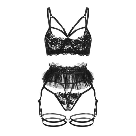 Sayhi Underwear Setspolyester Wiredbedroom Lady Sexy Bustier Lingerie For Women