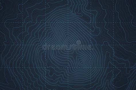 Navy Blue Military Topographic Contour Map Vector Graphic Abstract ...