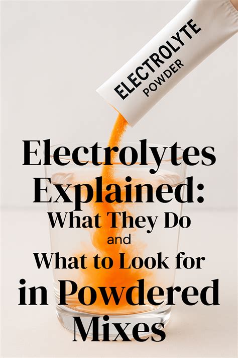 Electrolytes Explained: What They Do and What to Look for in