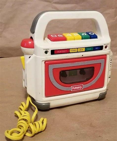 Playskool Ps 450g Cassette Tape Player Recorder Sing A Long Microphone