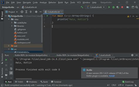 Membuat Project Pertama Kotlin Dengan Intellij Idea