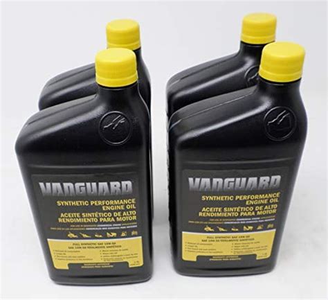 Briggs Stratton W Quart Full Synthetic Vanguard Engine Oil Pack