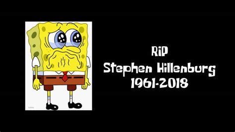 Rip Stephen Hillenburg 1961 2018 By Pupa080909 On Deviantart