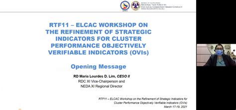 DAVAO REGION TASK FORCE ELCAC CONDUCTS VALIDATION WORKSHOP ON CLUSTER