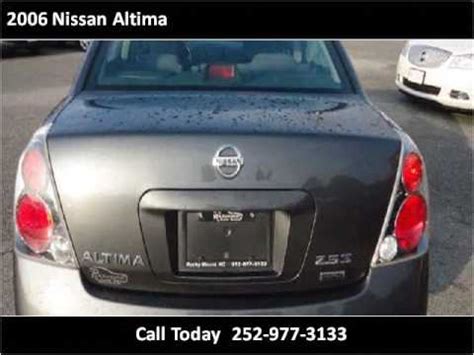 2006 Nissan Altima Used Cars Rock Mount NC YouTube