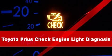 Toyota Prius Check Engine Light Diagnosis 2007 2017 Toyota Prius