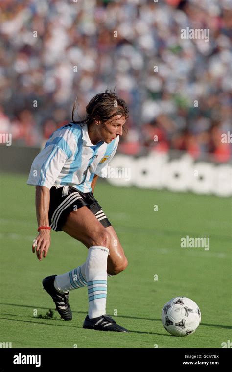 WORLD CUP SOCCER. Claudio Caniggia, Argentina Stock Photo - Alamy