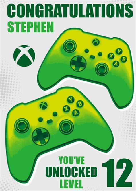 Xbox Birthday Card Moonpig