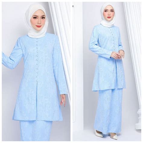 Kebaya Kurung Moden Gia Gia Kebarung Ironless Moden Baju Kurung