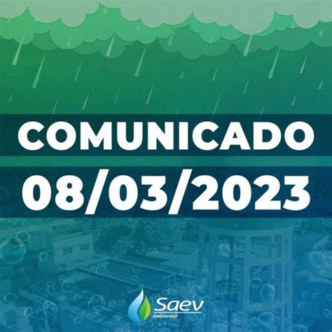 Saev Ambiental anuncia que abastecimento de água volta ao normal em